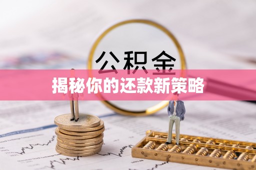 藤县揭秘你的还款新策略