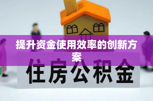 藤县提升资金使用效率的创新方案