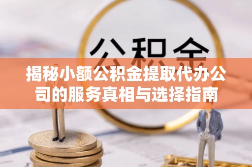 藤县揭秘小额公积金提取代办公司的服务真相与选择指南