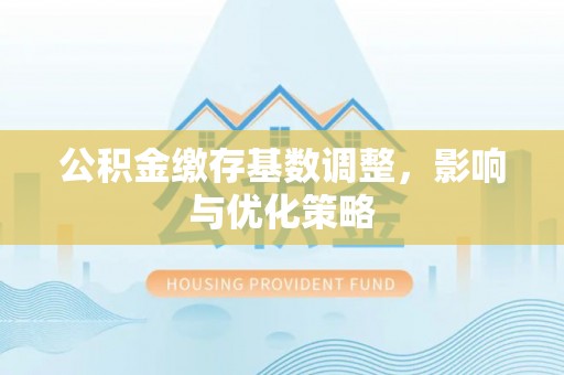 藤县公积金缴存基数调整，影响与优化策略